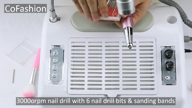 電動ネイルケアセット＋NAIL DUST COLLECTOR Amazon.com: Nail Dust Collector Vacuum Multifunction Nail Art
